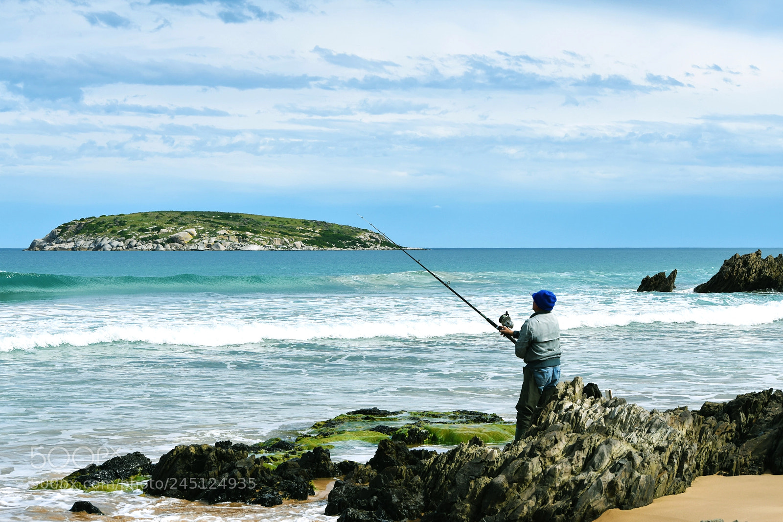 Nikon D5600 sample photo. Fisherman mid throw photography