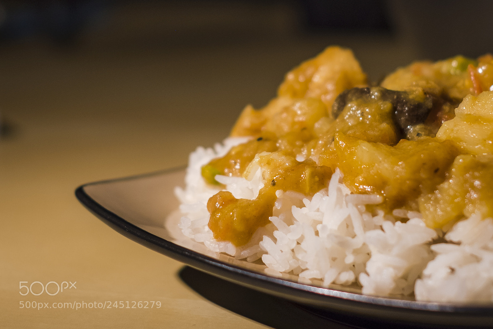 Fujifilm X-E3 sample photo. Japanese curry rice photography