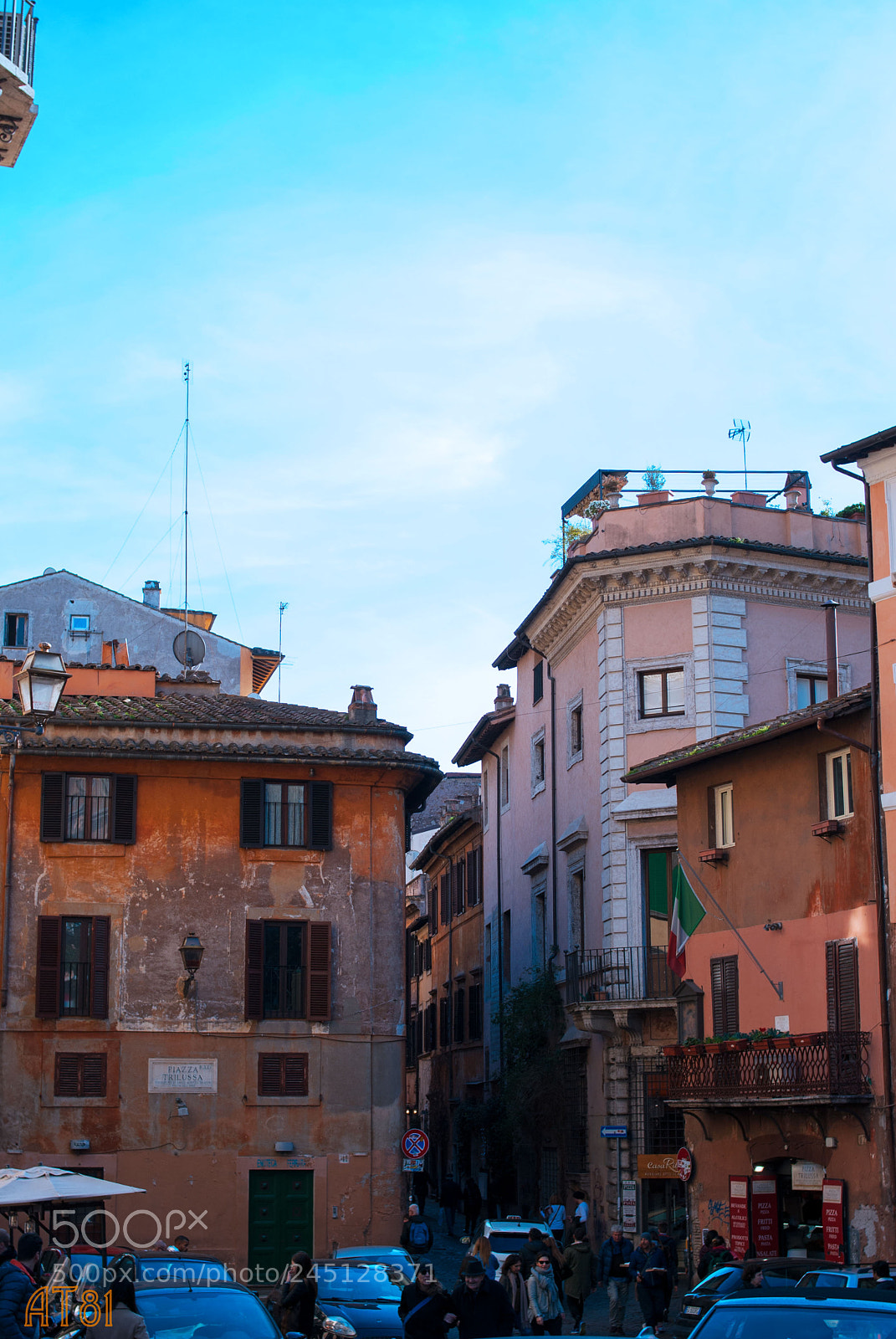 Nikon D80 sample photo. Piazza trilussa photography