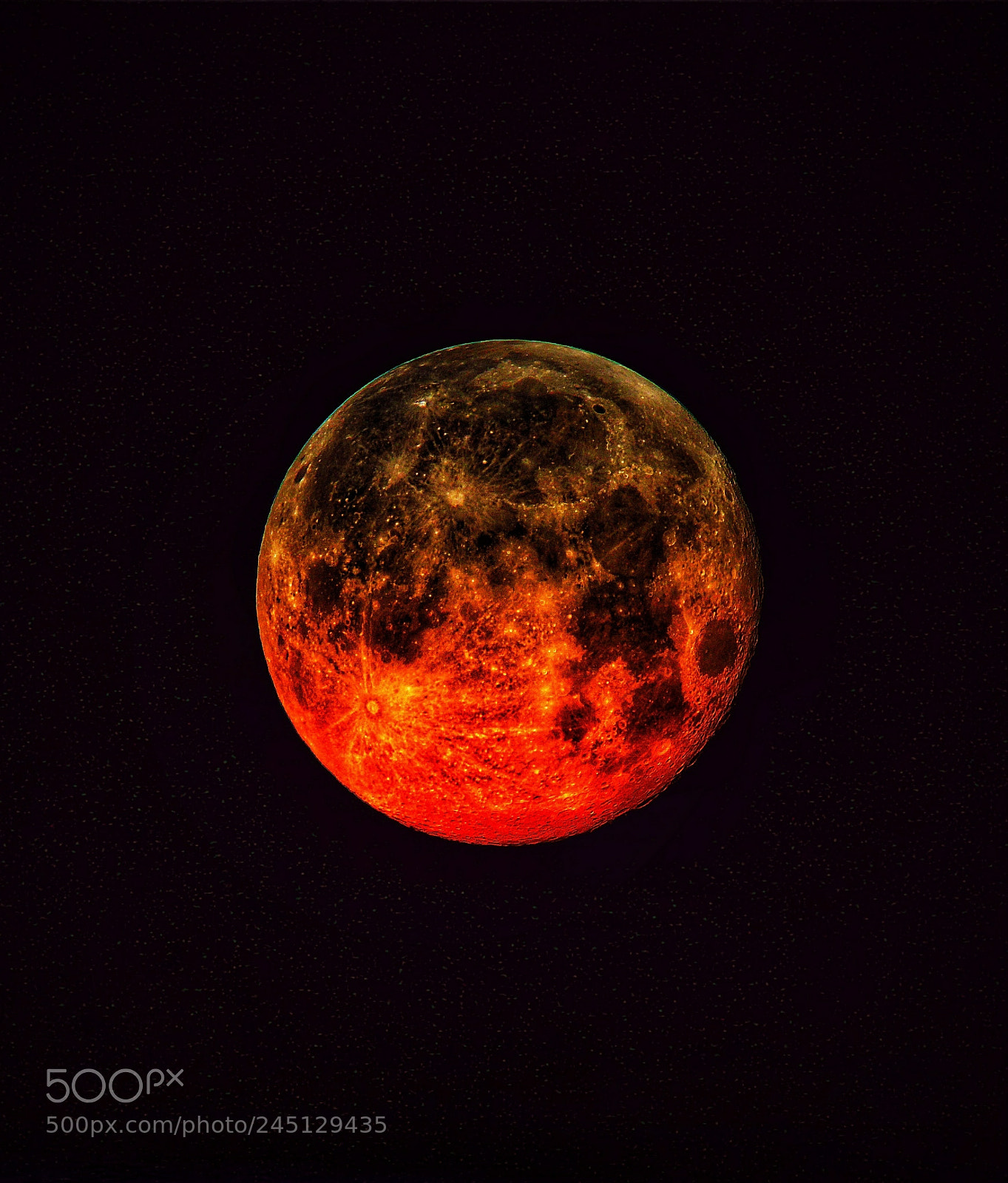 Canon EOS 7D Mark II sample photo. Blood moon photography