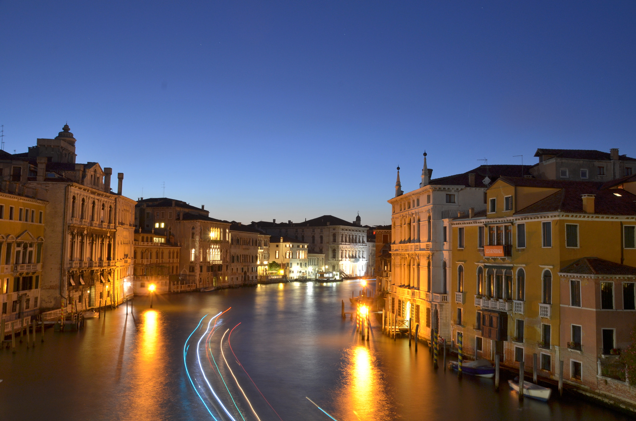 Nikon D5100 + Sigma 18-200mm F3.5-6.3 II DC OS HSM sample photo. View from grand canal, venice photography