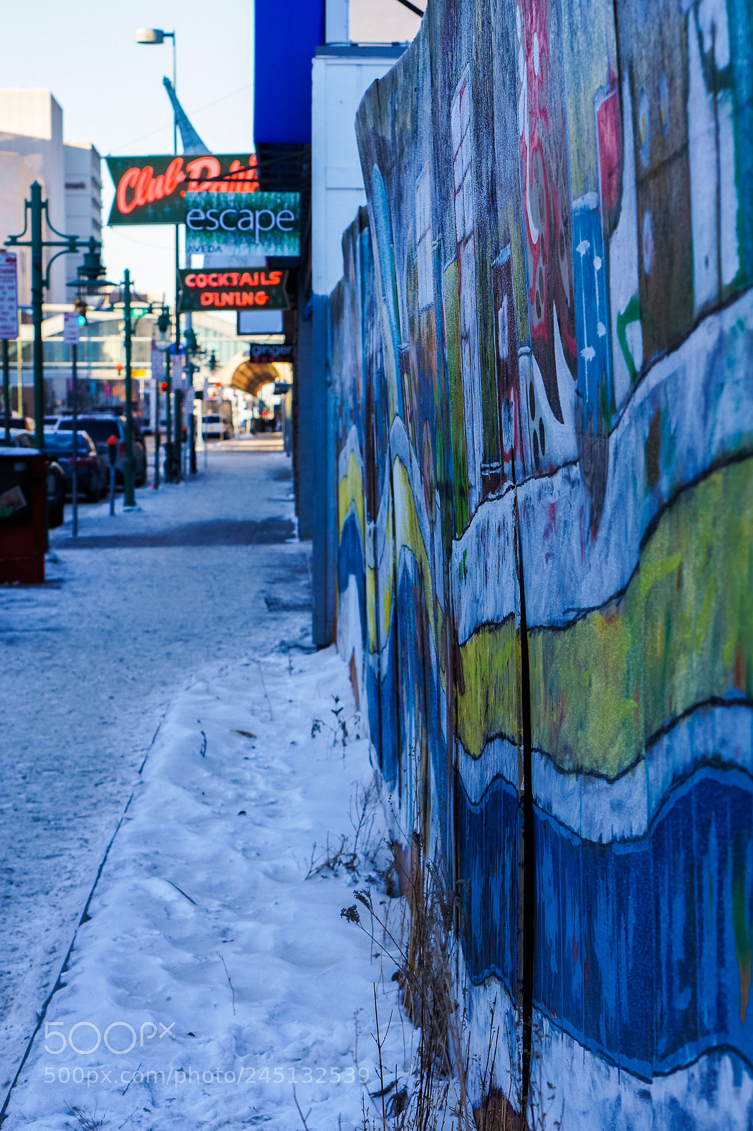 Sony Alpha NEX-5 sample photo. 5th avenue, anchorage photography