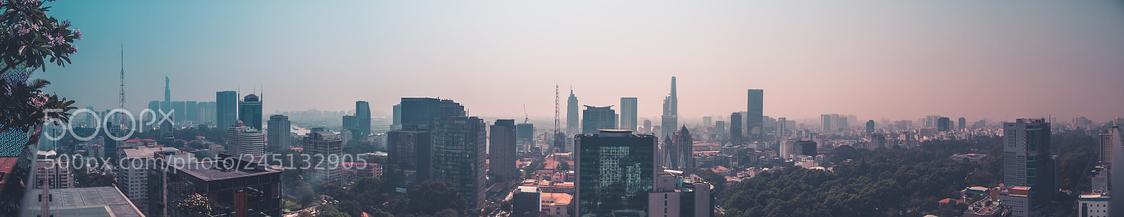 Nikon D300 sample photo. Hcmc view 27th floor photography