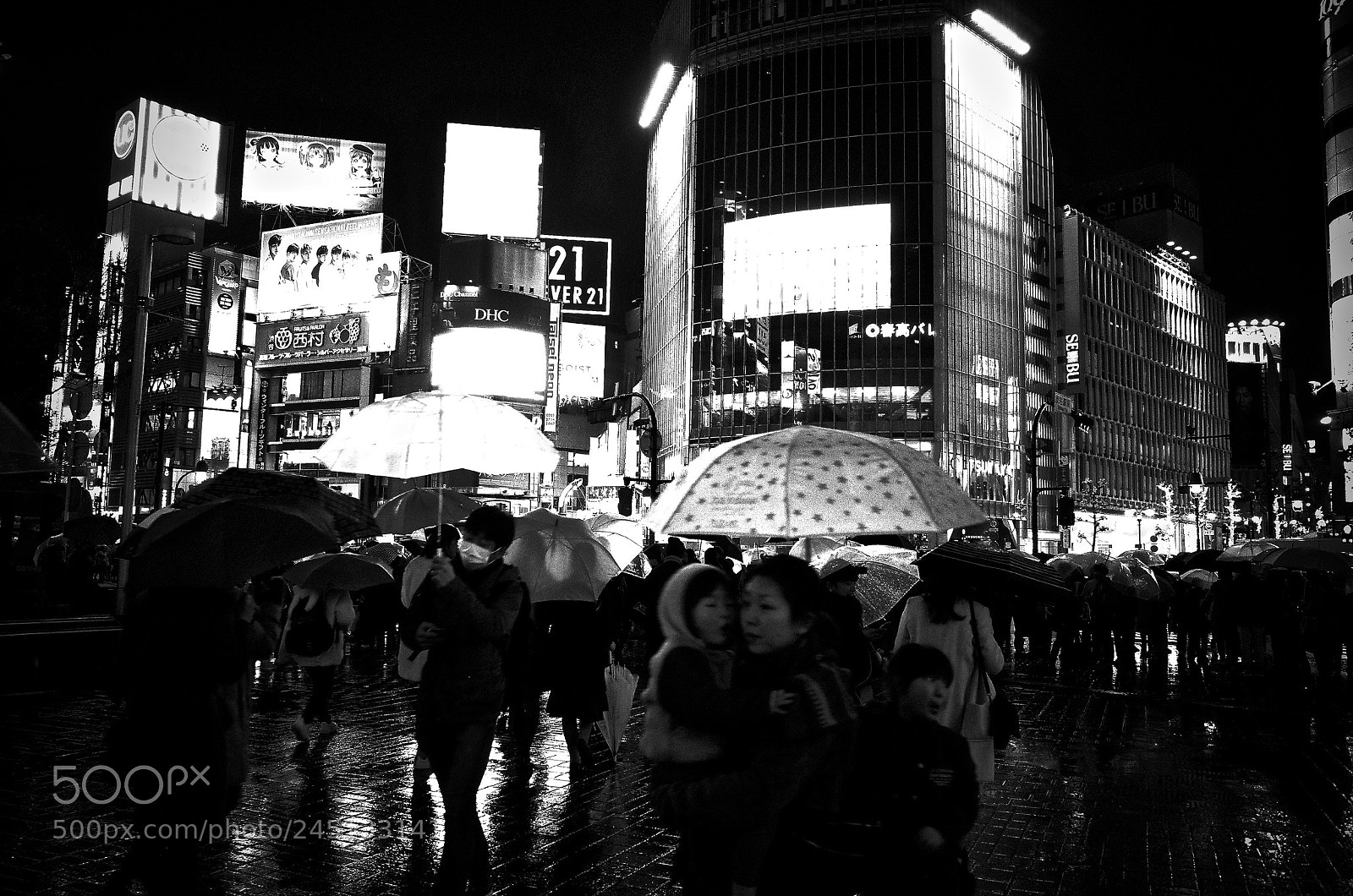 Ricoh GR sample photo. Shibuya photography
