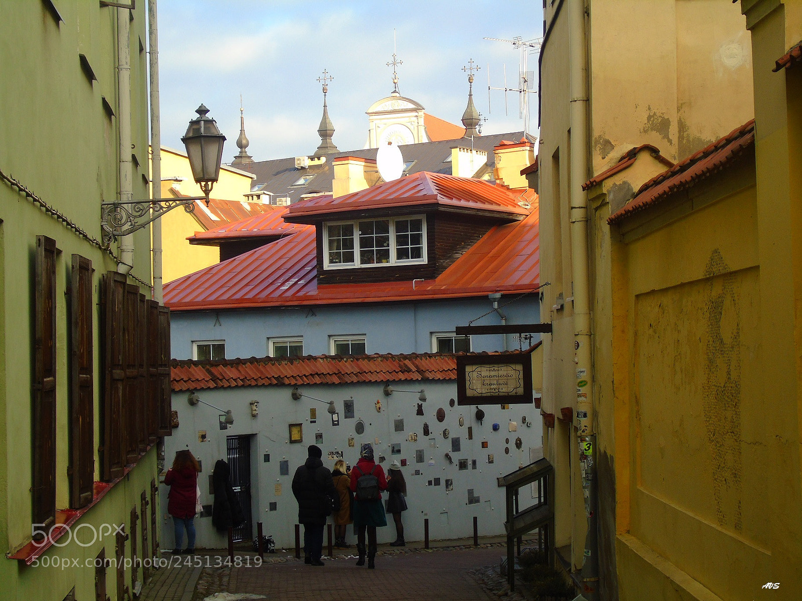 Sony Cyber-shot DSC-H400 sample photo. Literary street vilnius photography