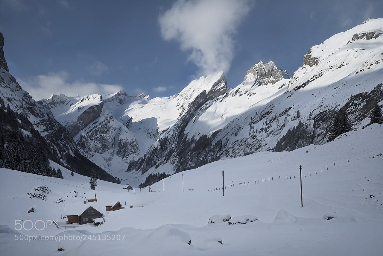 Sony a7S sample photo. Seealpsee, switzerland photography