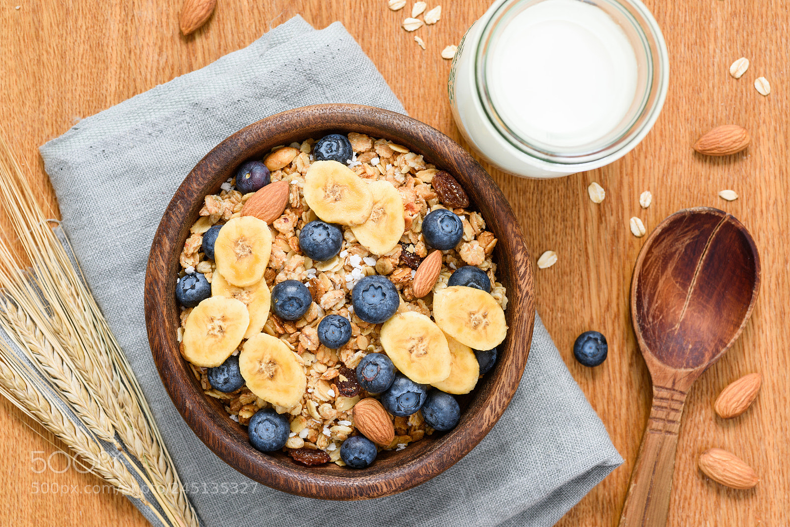 Nikon D810 sample photo. Breakfast cereals with fresh photography