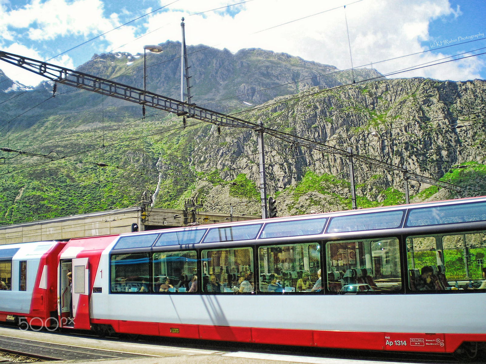 Olympus FE-130,X-720 sample photo. Glacier express photography