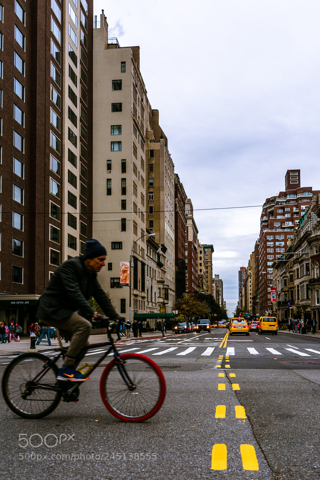 Nikon D3400 sample photo. Biker in new york photography