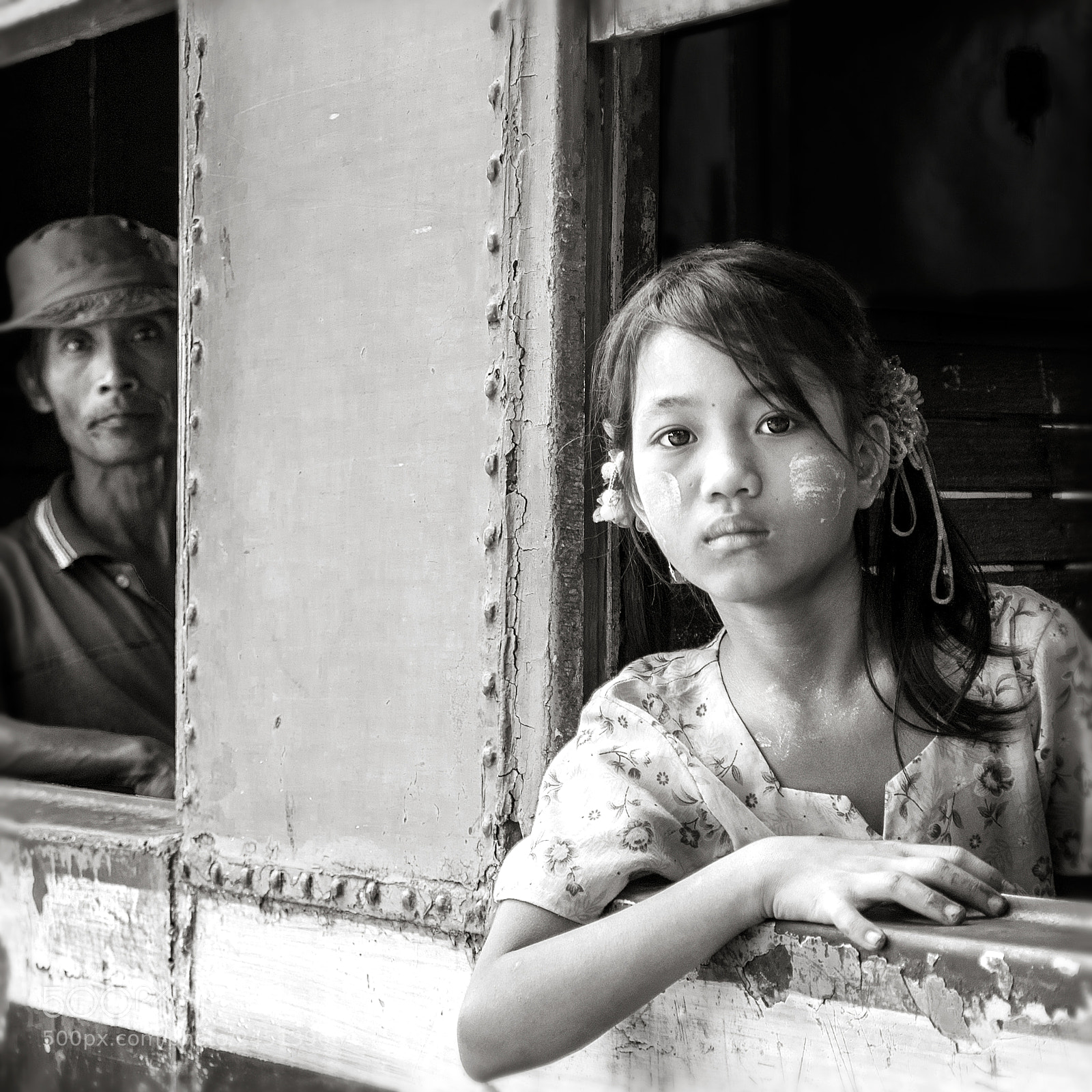 Nikon D200 sample photo. Burma train photography
