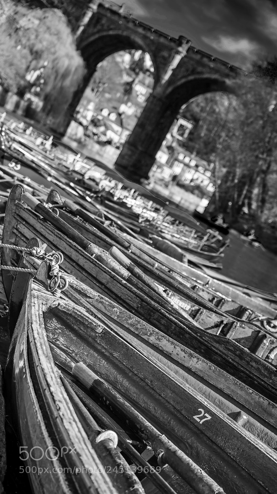 Sony a7 sample photo. Rowing boats, knaresborough photography