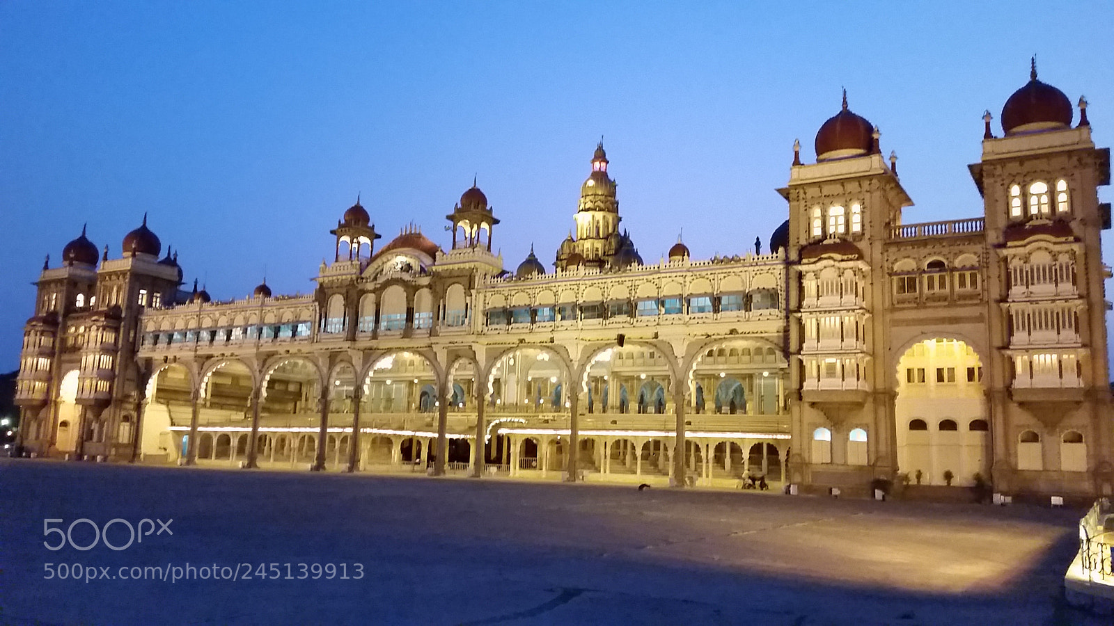Samsung Galaxy S5 sample photo. Mysore palace at sunset photography