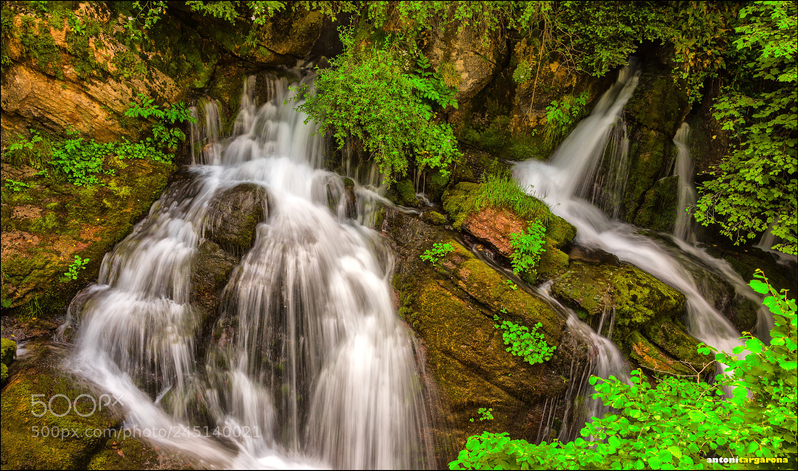 Nikon D7200 sample photo. Small waterfall photography