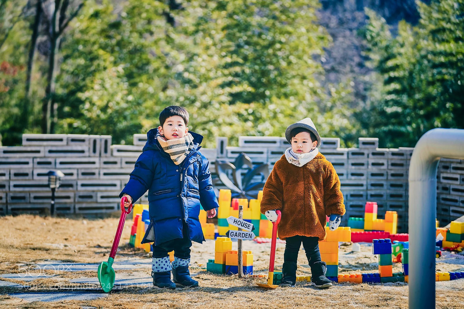 Sony a9 sample photo. Two little farmers photography