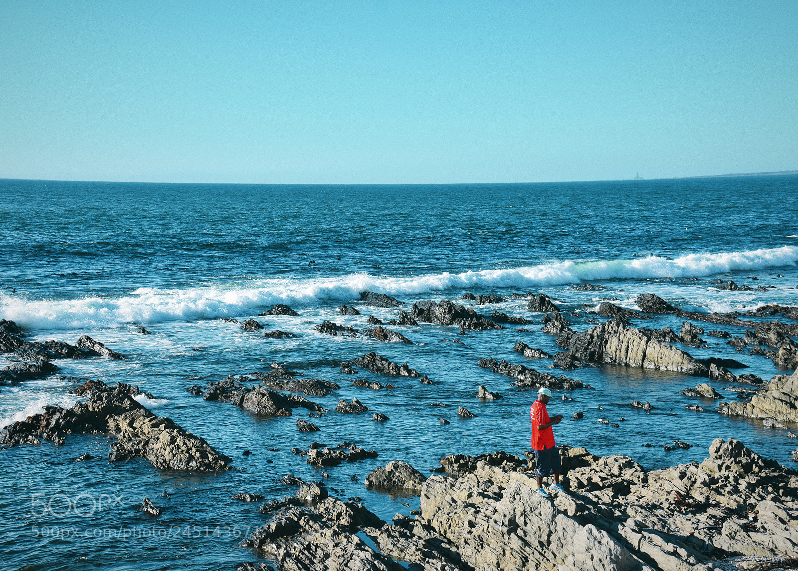 Nikon D3400 sample photo. Man on the beach photography
