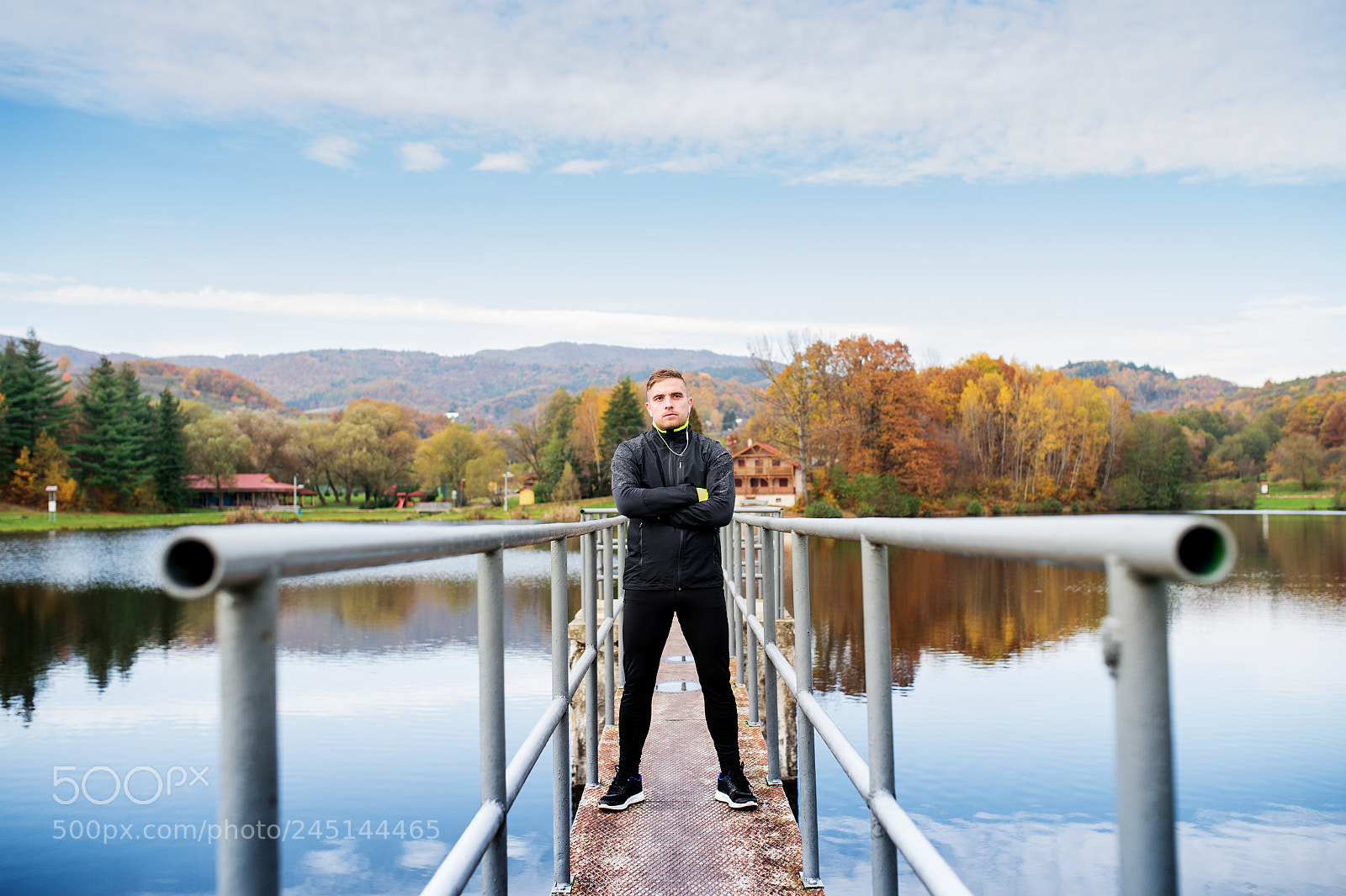 Nikon D4S sample photo. Young sportsman standing on photography