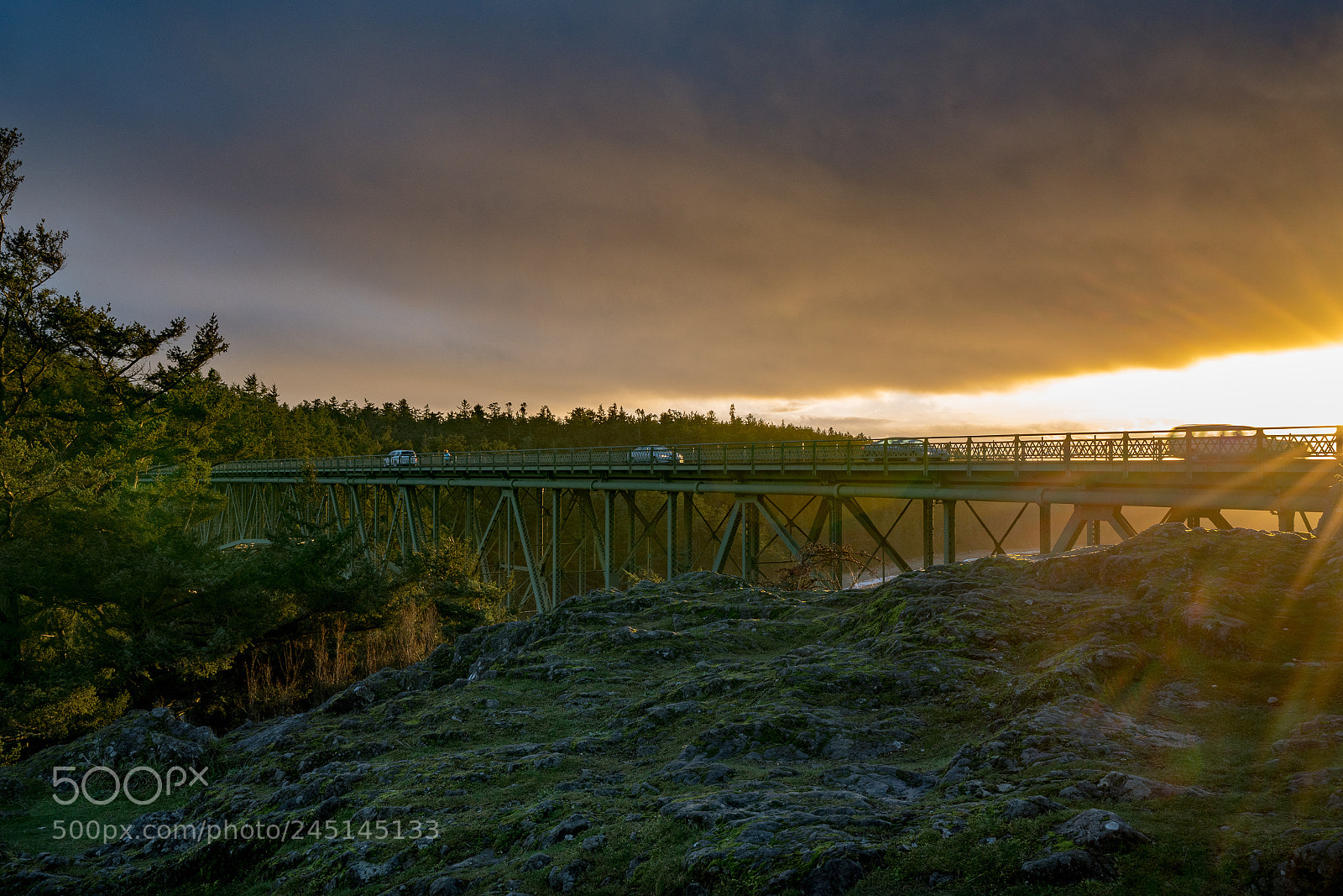 Sony a7R III sample photo. Deception pass bridge photography