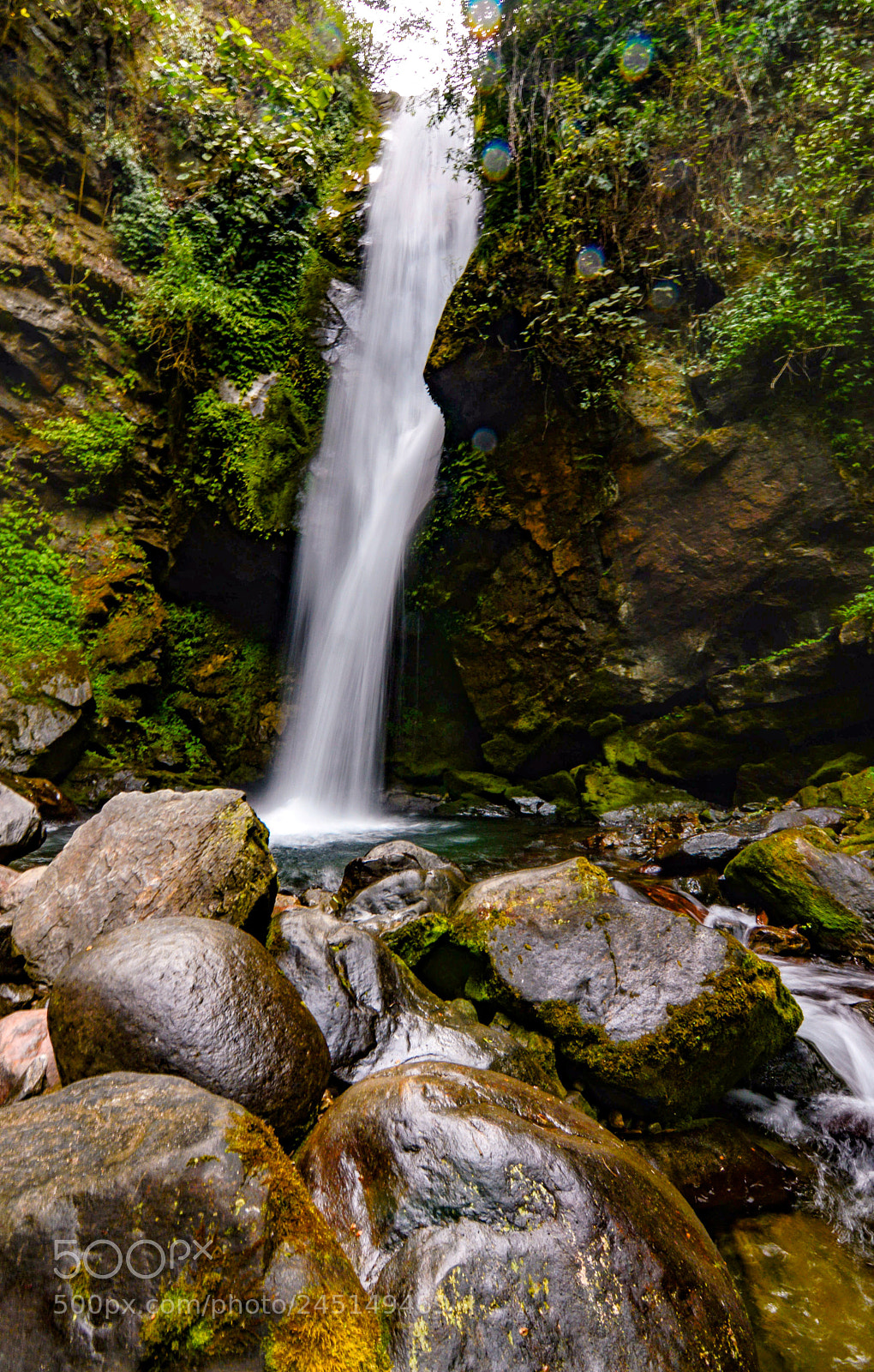 Nikon D3200 sample photo. Waterfall photography