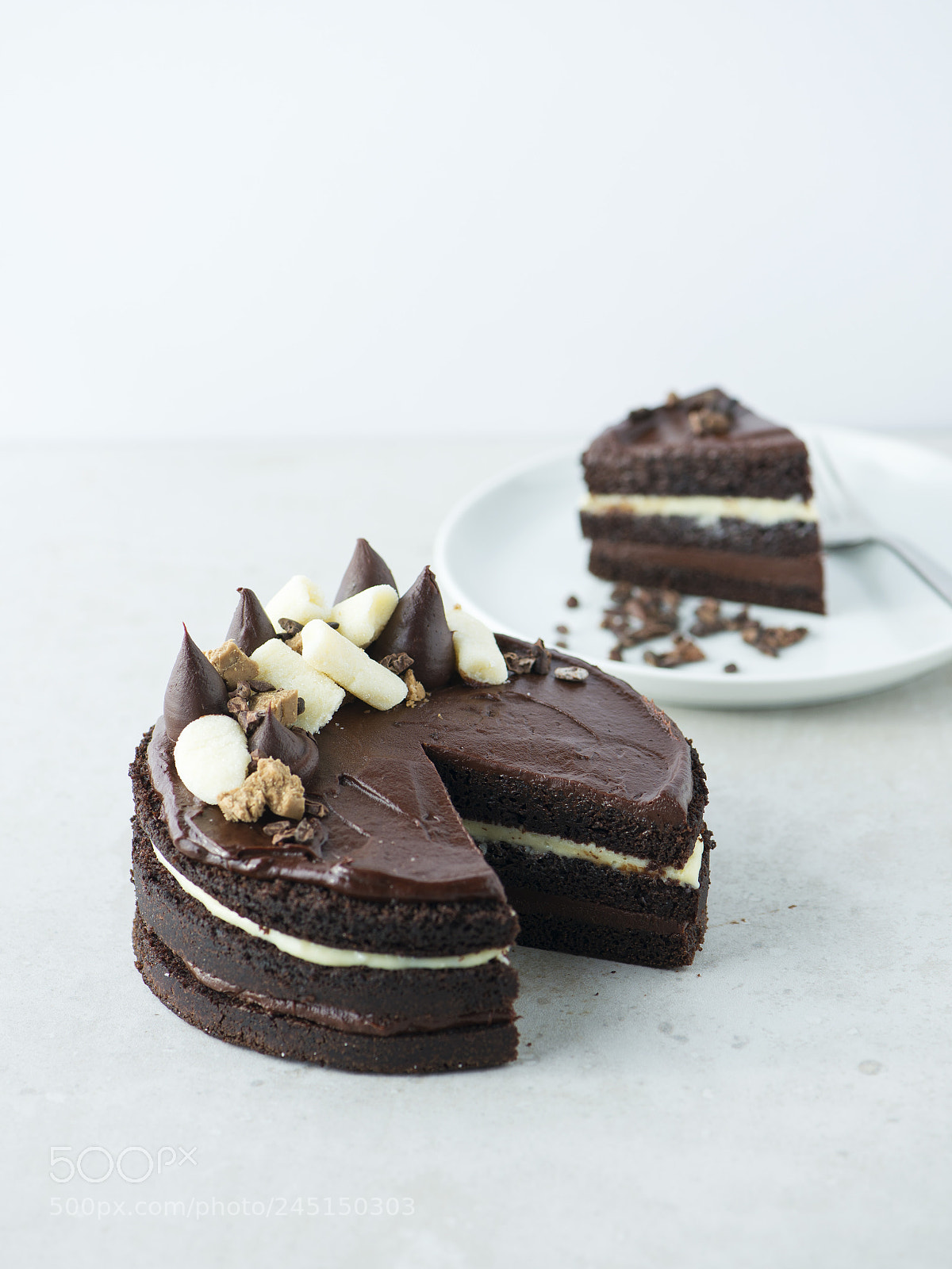 Nikon D600 sample photo. Chocolate cake by chef photography
