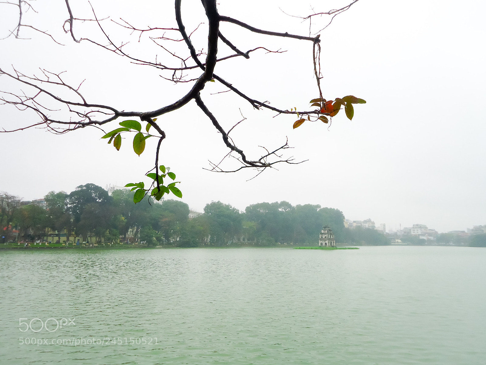 Sony Cyber-shot DSC-W610 sample photo. Hoan kiem lake photography