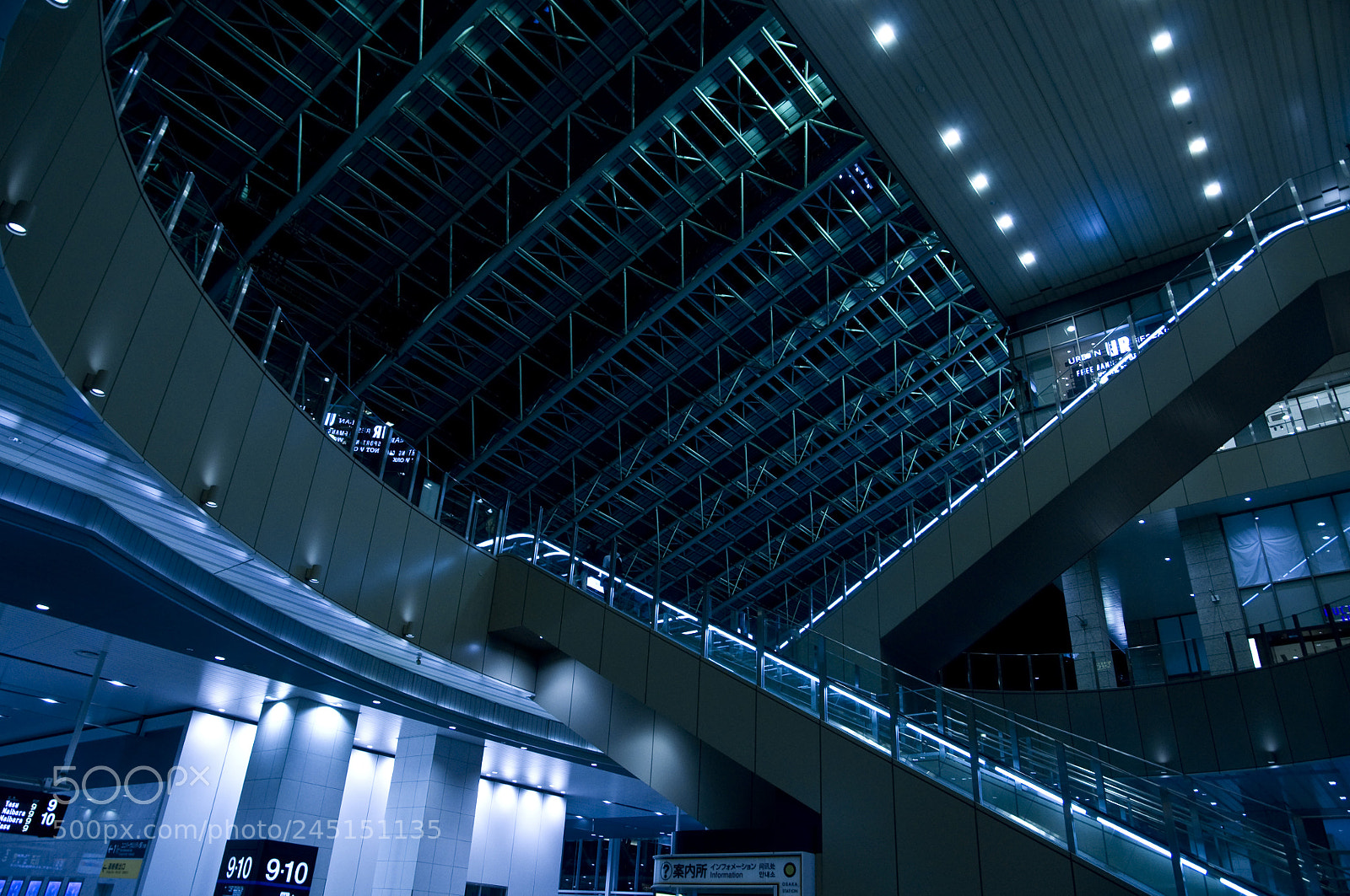 Nikon D90 sample photo. Osaka - scifi style photography
