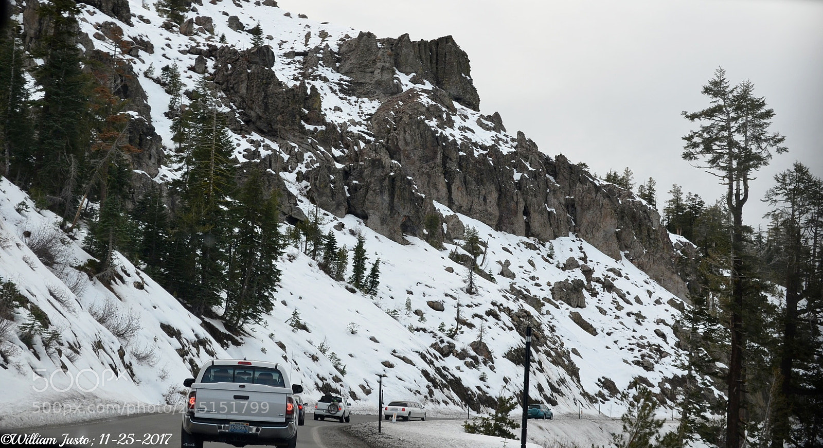 Nikon D5100 sample photo. Snowy road home from photography