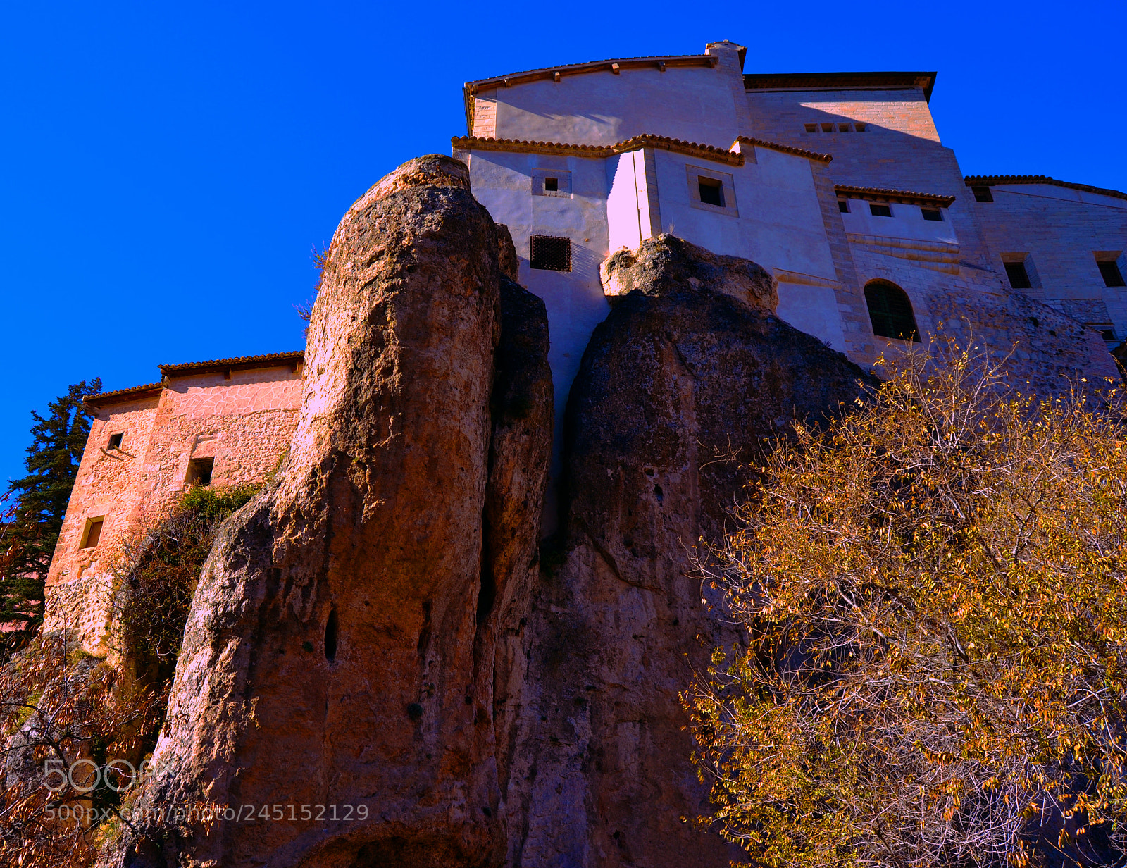Nikon D3100 sample photo. Casas sobre roca. cuenca photography