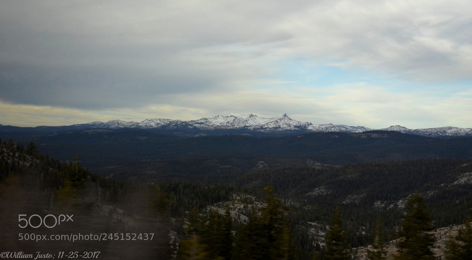 Nikon D5100 sample photo. Distant snow-capped mountains 11-25-2017 photography