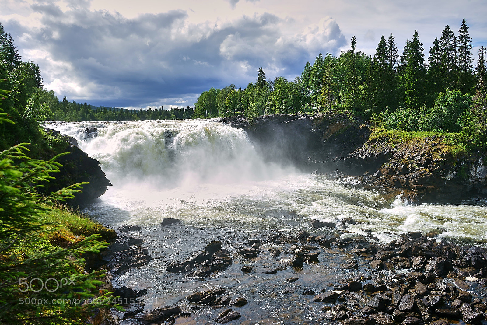 Sony a7R sample photo. Waterfall photography