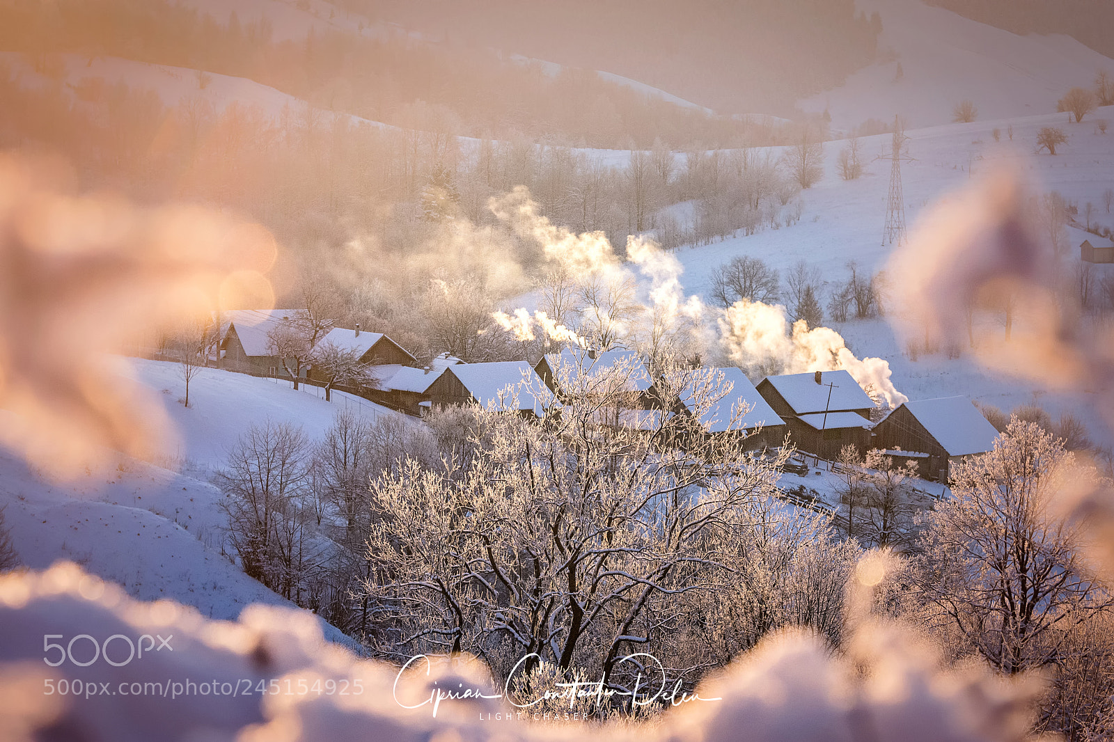 Nikon D7200 sample photo. Frozen sunrise in plesa photography