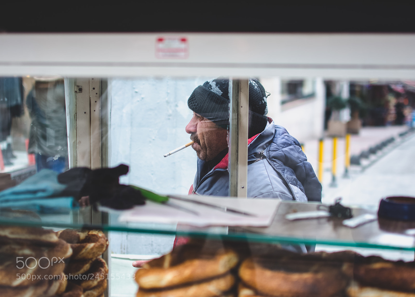Nikon D7100 sample photo. Bagel salesman photography
