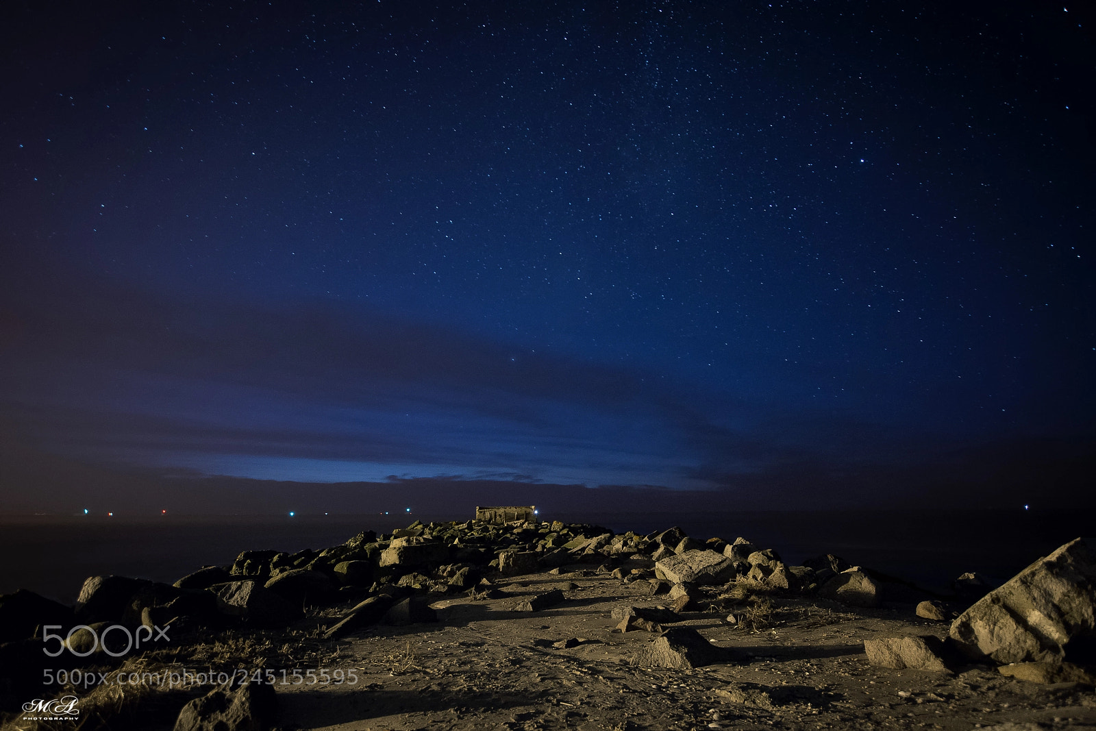 Nikon D7100 sample photo. Night to the sea photography