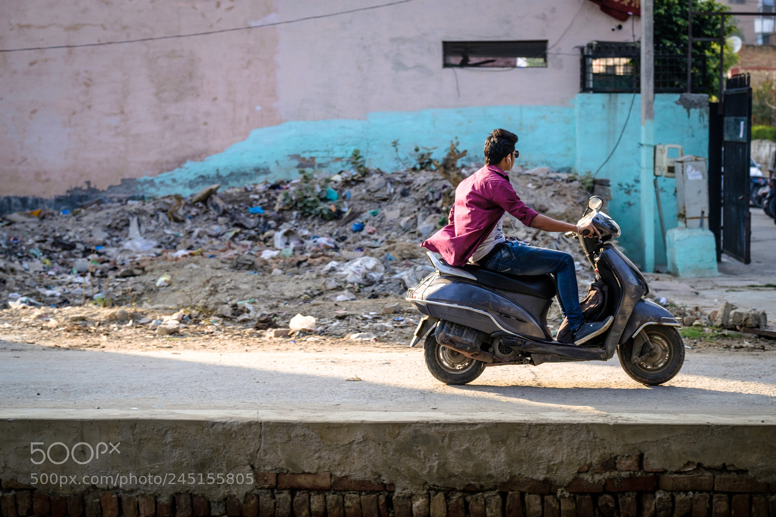 Fujifilm X-T2 sample photo. Biker photography