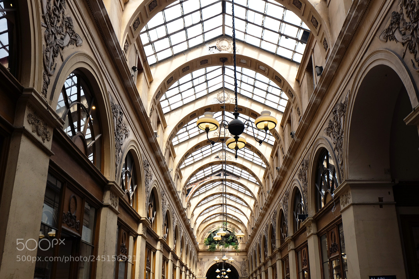 Fujifilm X-M1 sample photo. Galerie vivienne, paris photography