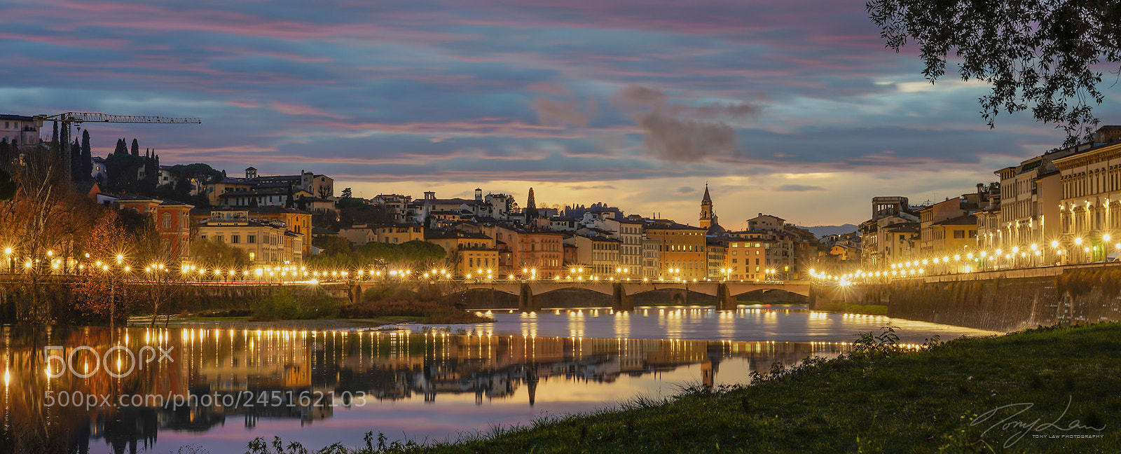 Sony a7R III sample photo. Florence at  dusk photography