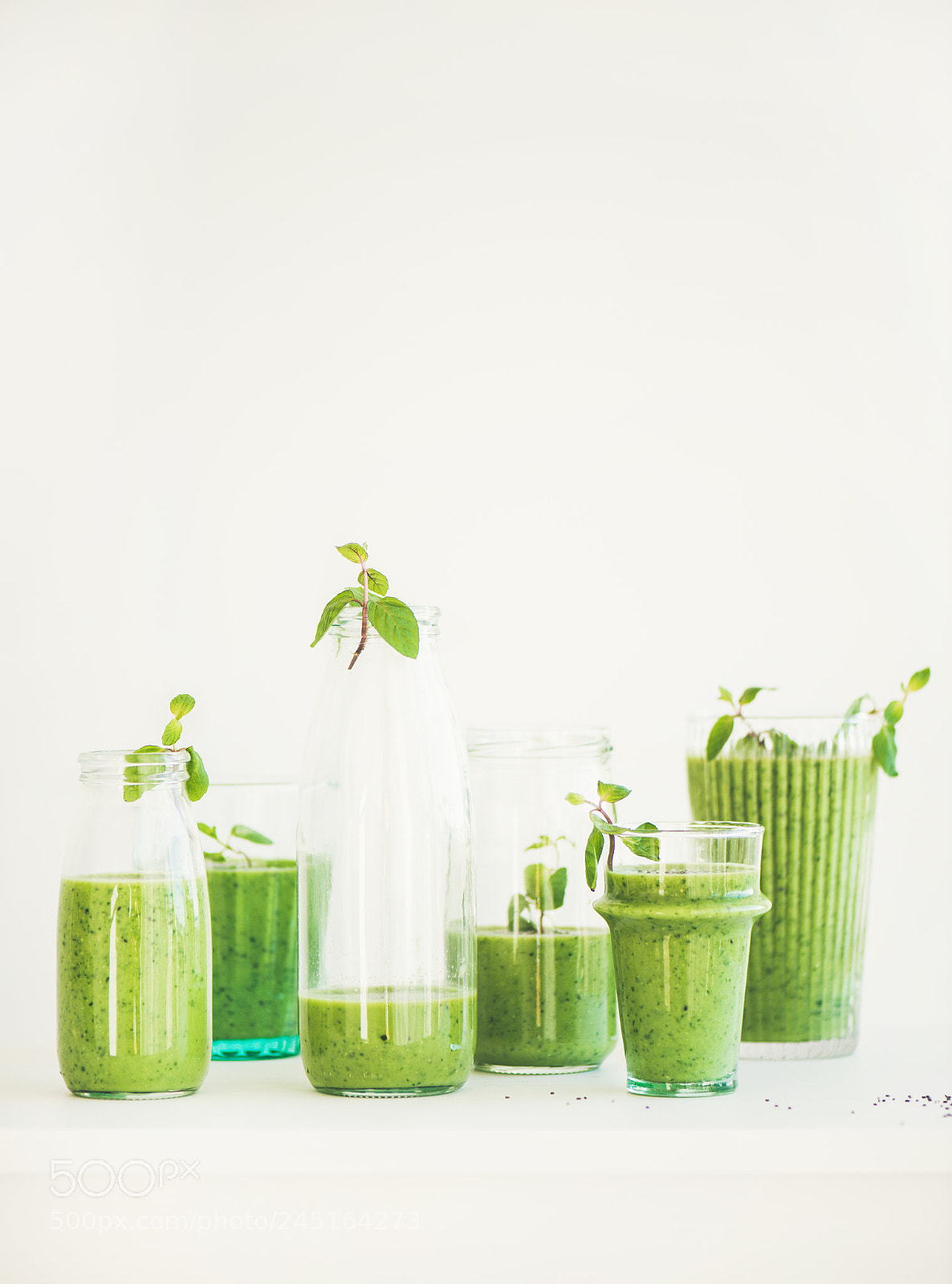 Nikon D610 sample photo. Matcha green smoothie with photography