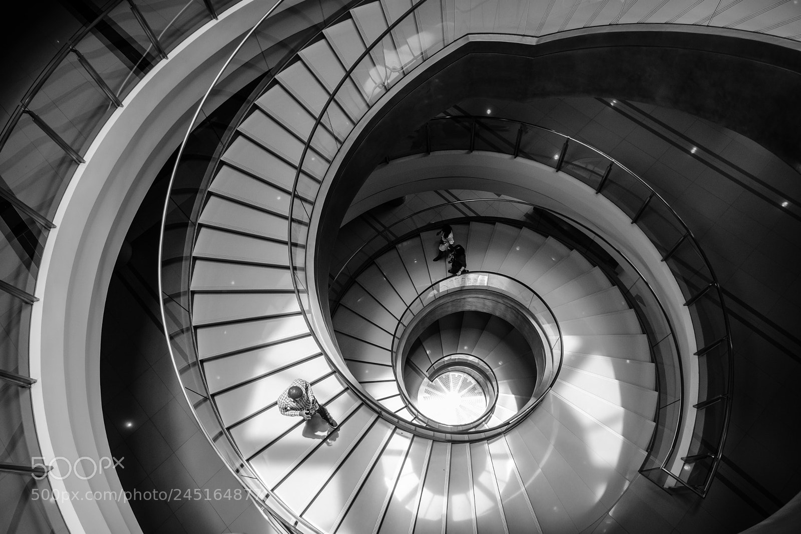 Nikon D7100 sample photo. Spiral staircase photography