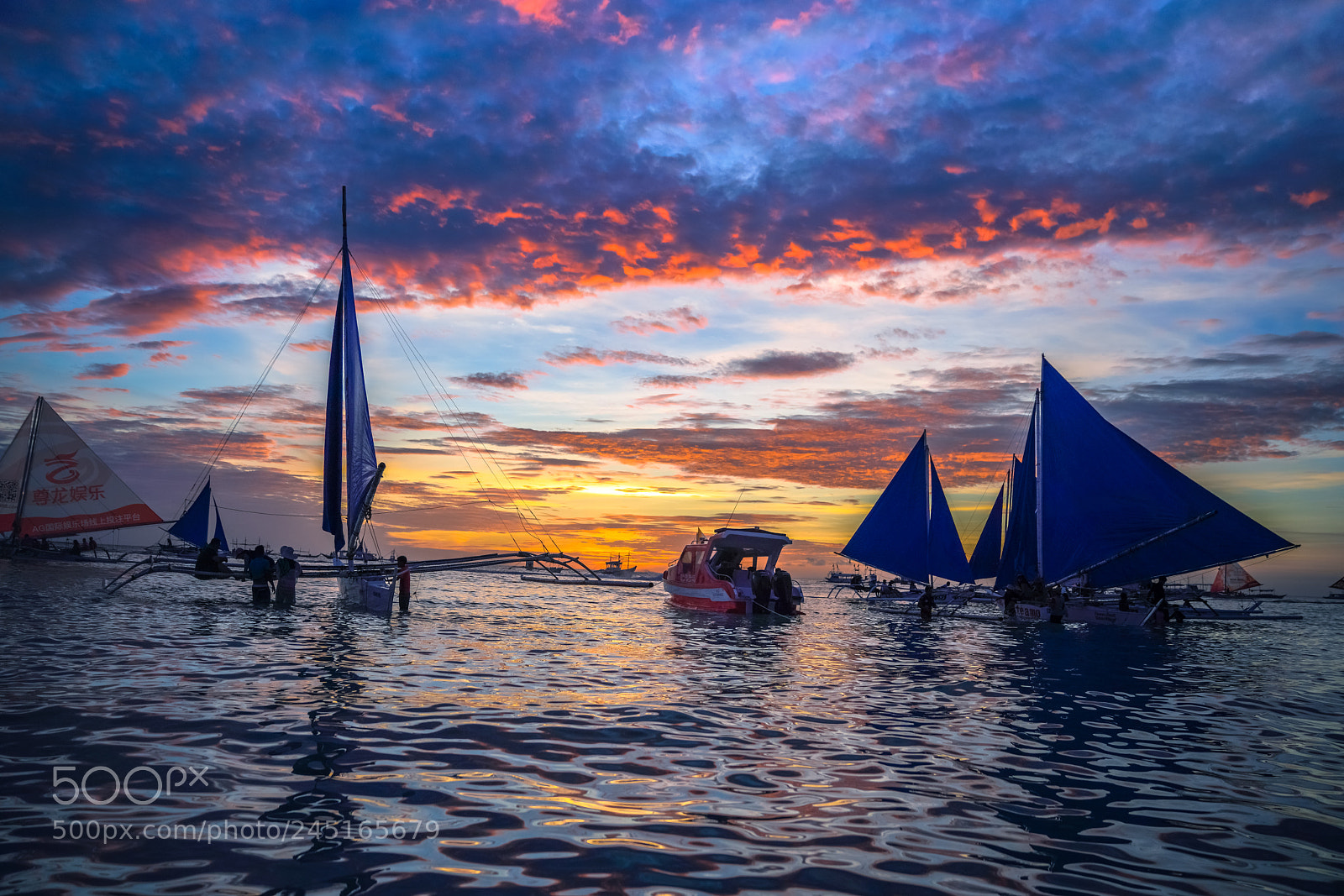 Sony a7R III sample photo. Sunset in boracay photography