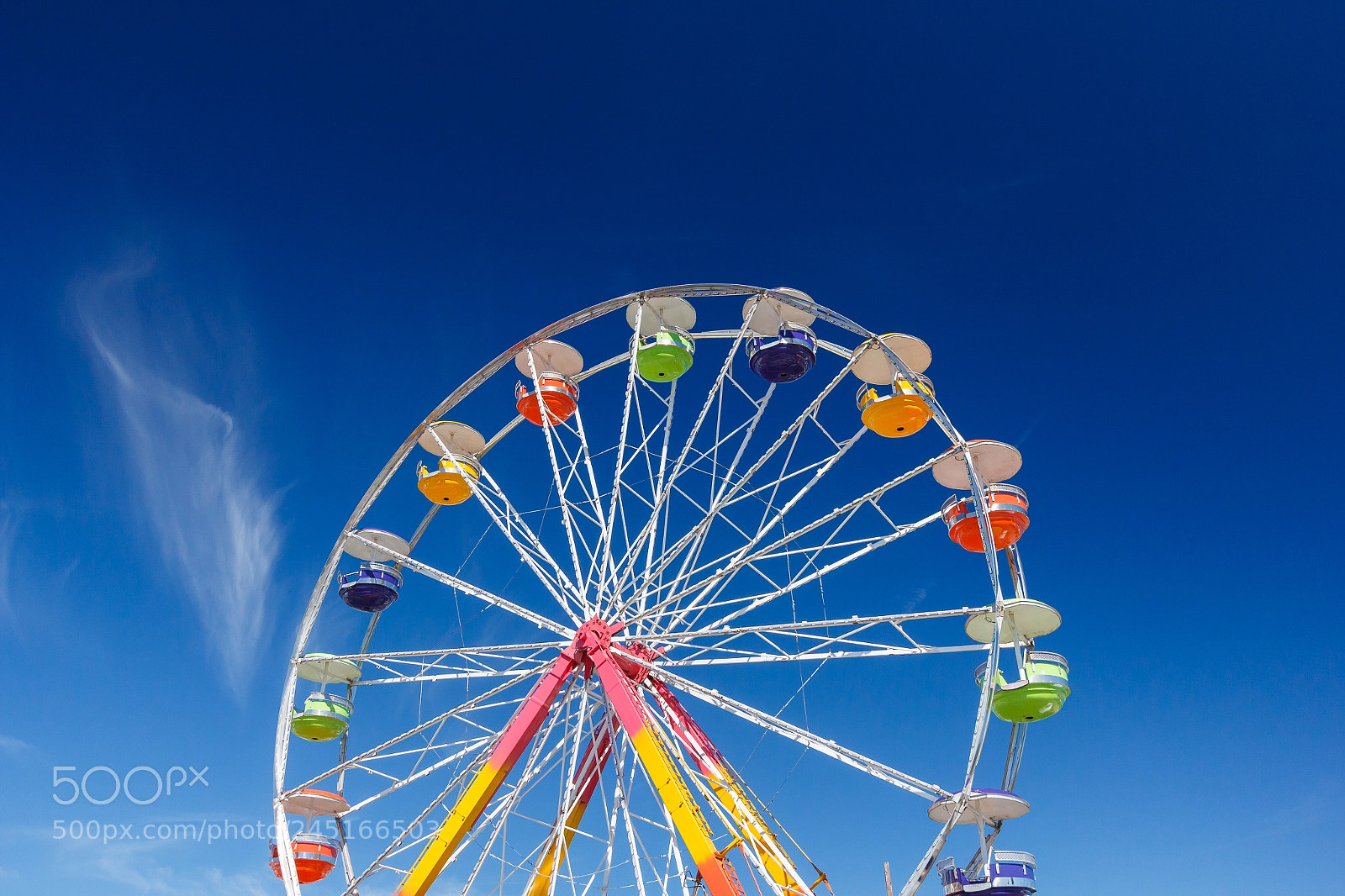 Canon EOS 60D sample photo. Ferris wheel and blue photography