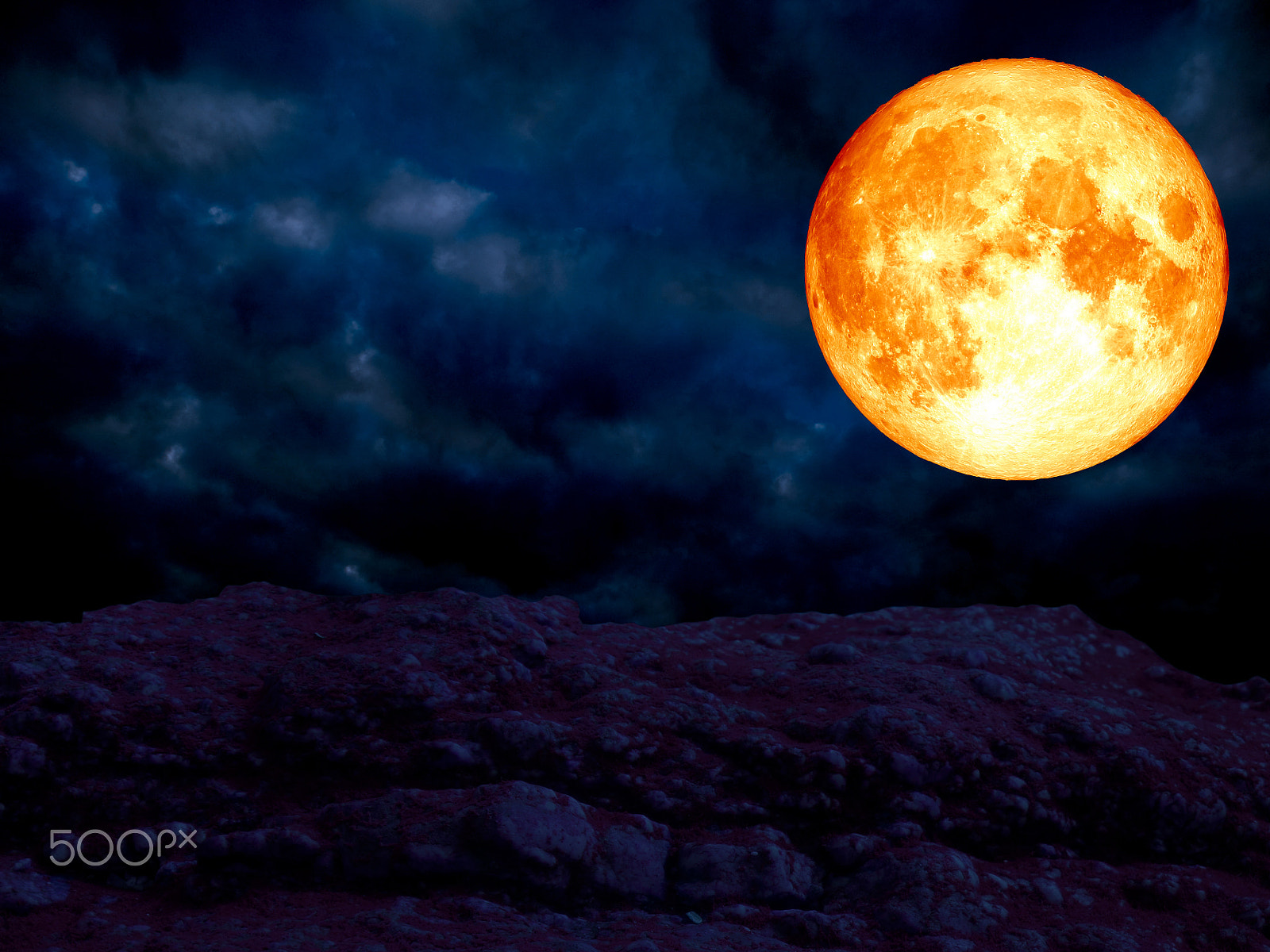 Samsung WB250F/WB251F/WB252F sample photo. Super blue blood moon over granite stone mountain photography