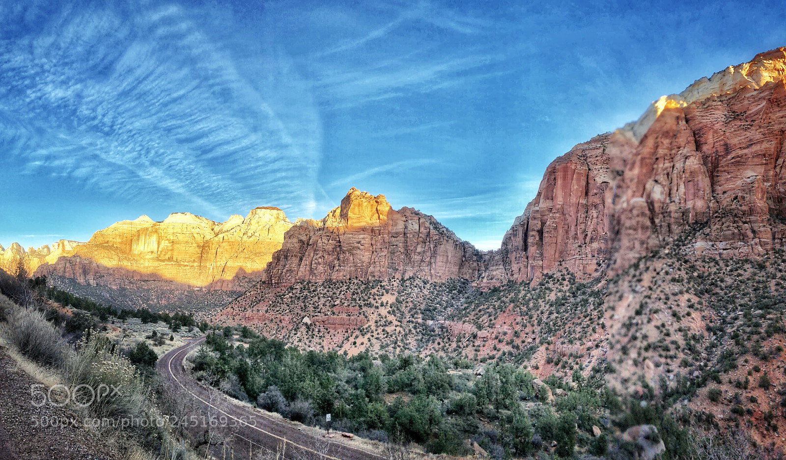 Apple iPhone X sample photo. Zion canyon panorama, zion photography