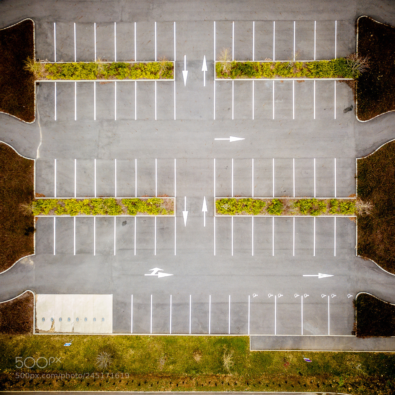 DJI FC220 sample photo. Parking photography