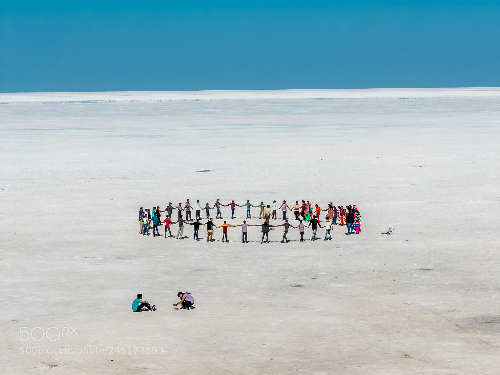 Nikon Coolpix B700 sample photo. Human circle at white photography