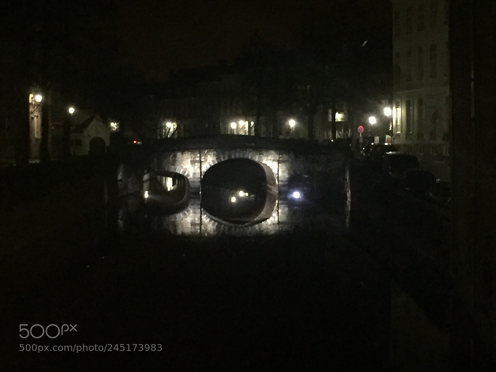 Apple iPhone 6 sample photo. Brugge at night photography