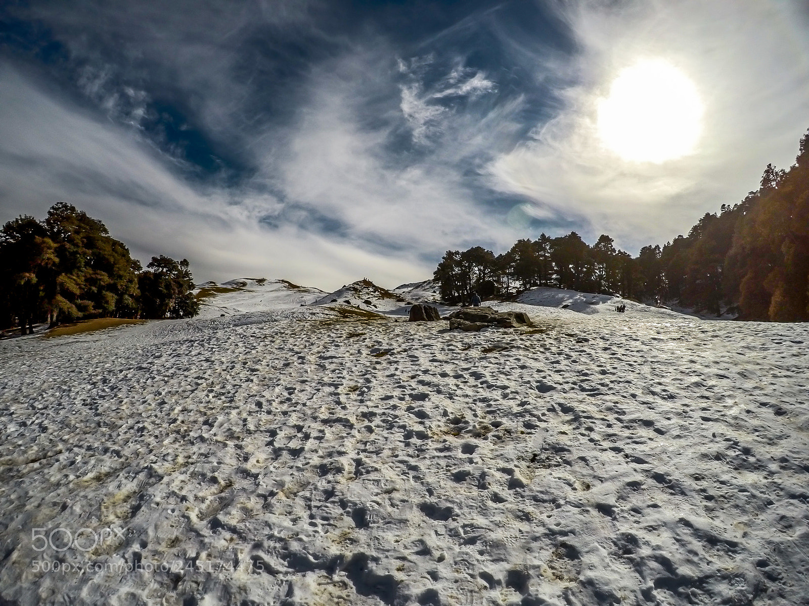 GoPro Hero5 Black sample photo. Snow trek photography