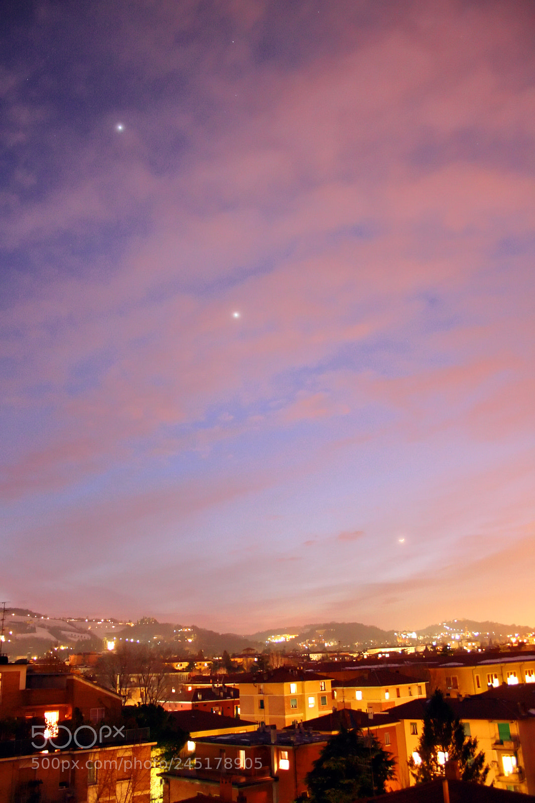 Canon EOS 450D (EOS Rebel XSi / EOS Kiss X2) sample photo. Colourful sunset photography