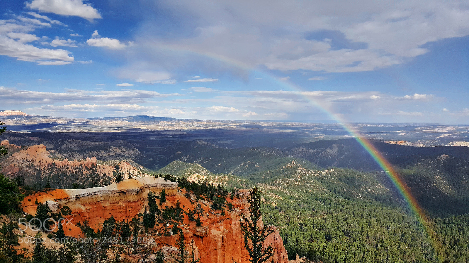 Samsung GALAXY S6 edge sample photo. Bryce canyon rainbow photography