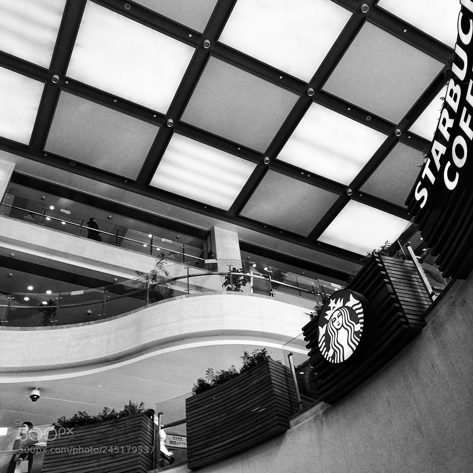 HUAWEI P9 sample photo. Starbucks photography