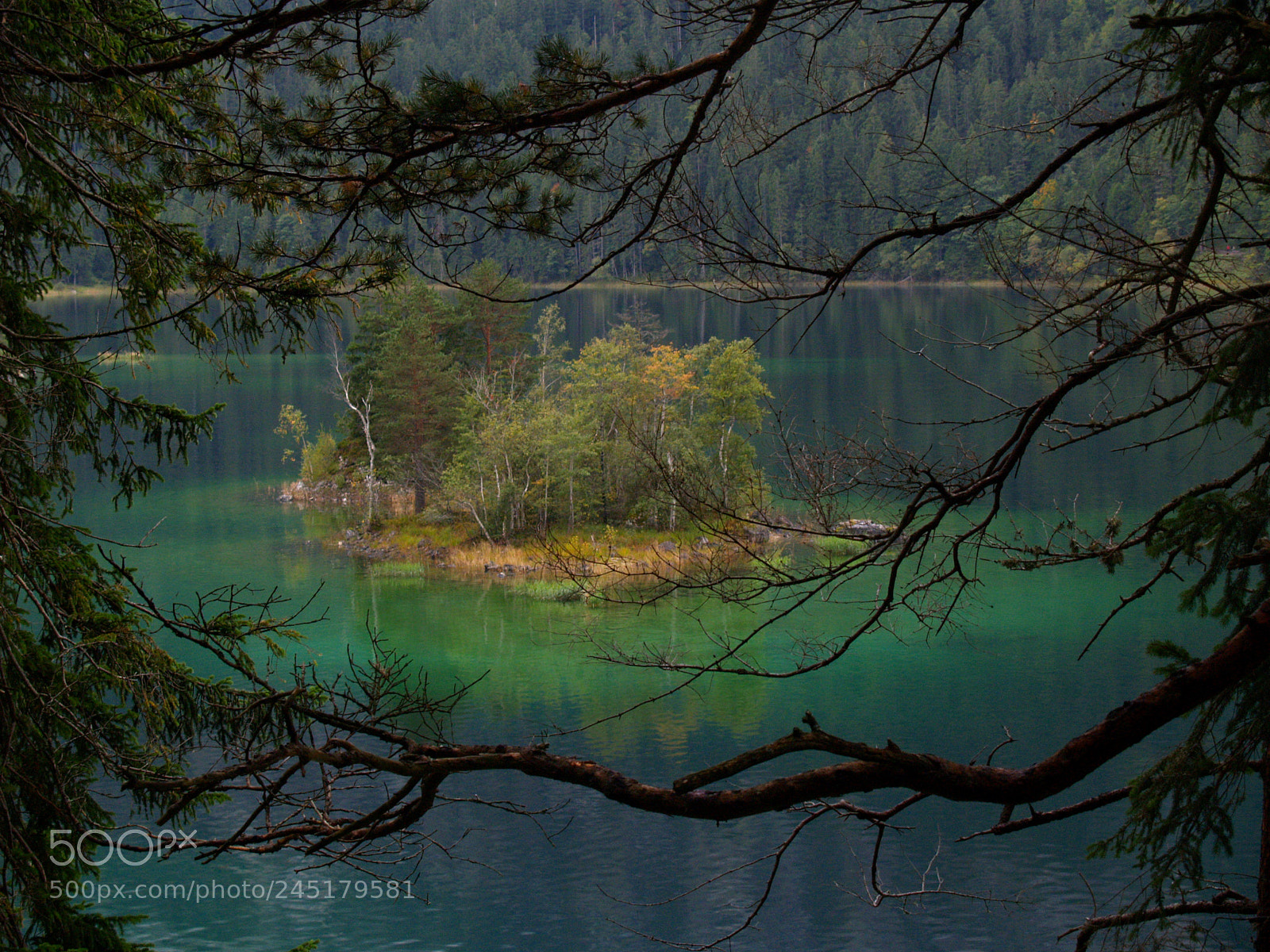 Olympus E-300 (EVOLT E-300) sample photo. Eibsee in oberbayern photography