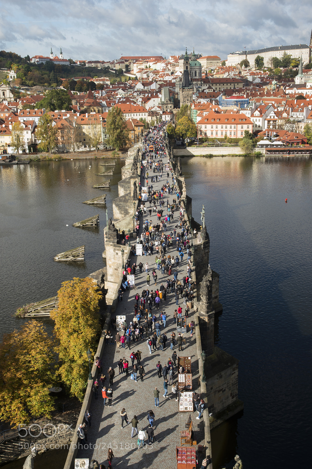 Nikon D5500 sample photo. View of charles bridge photography